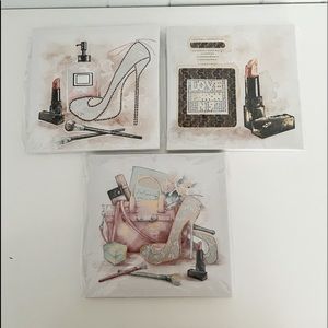 Watercolor Glam Girl Wall Art | FIRM PRICE